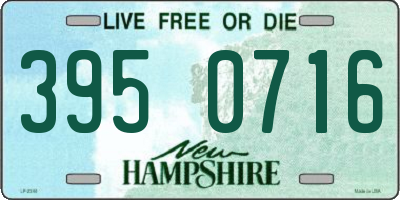 NH license plate 3950716