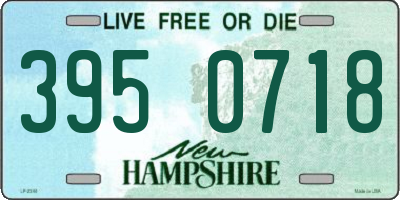NH license plate 3950718