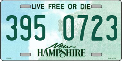 NH license plate 3950723