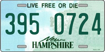 NH license plate 3950724