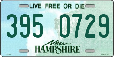 NH license plate 3950729
