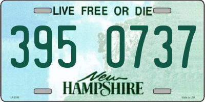 NH license plate 3950737