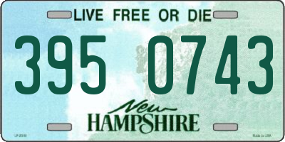 NH license plate 3950743