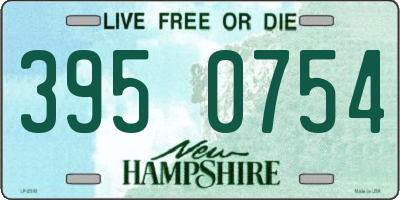 NH license plate 3950754