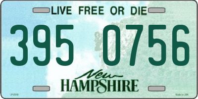 NH license plate 3950756