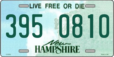 NH license plate 3950810