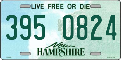 NH license plate 3950824