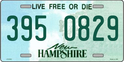 NH license plate 3950829
