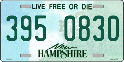 NH license plate 3950830