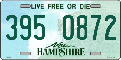 NH license plate 3950872