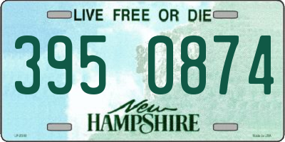 NH license plate 3950874