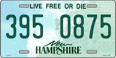 NH license plate 3950875