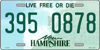 NH license plate 3950878