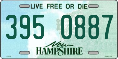 NH license plate 3950887