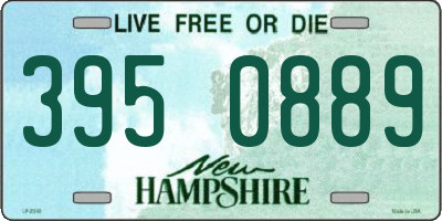 NH license plate 3950889