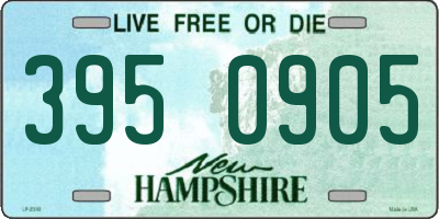 NH license plate 3950905