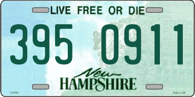 NH license plate 3950911