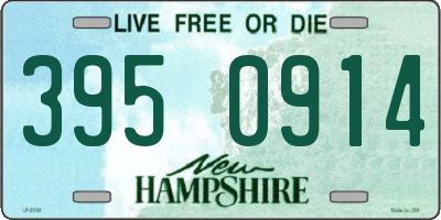 NH license plate 3950914