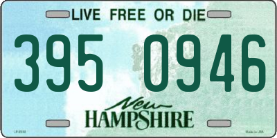 NH license plate 3950946