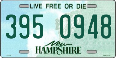 NH license plate 3950948