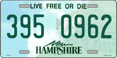 NH license plate 3950962