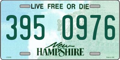 NH license plate 3950976