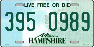 NH license plate 3950989