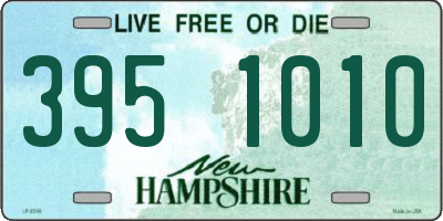 NH license plate 3951010