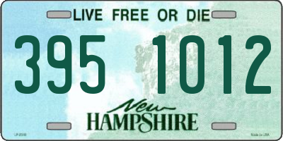 NH license plate 3951012