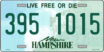 NH license plate 3951015