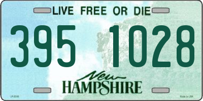 NH license plate 3951028