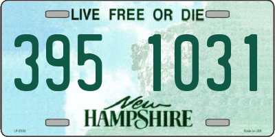 NH license plate 3951031