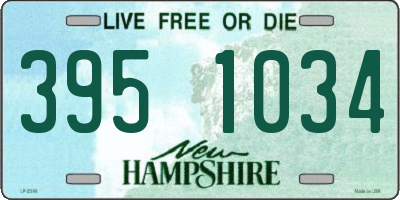 NH license plate 3951034