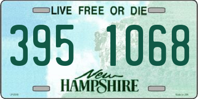 NH license plate 3951068