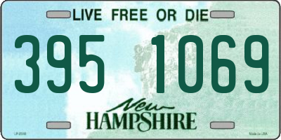 NH license plate 3951069