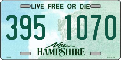 NH license plate 3951070