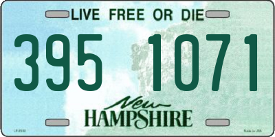 NH license plate 3951071