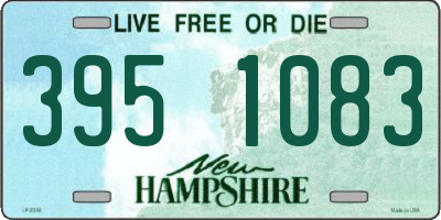 NH license plate 3951083
