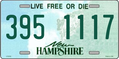 NH license plate 3951117