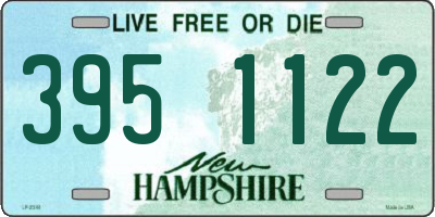 NH license plate 3951122