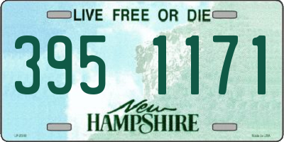 NH license plate 3951171