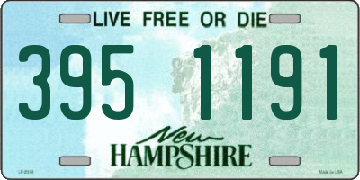 NH license plate 3951191