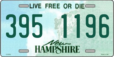 NH license plate 3951196