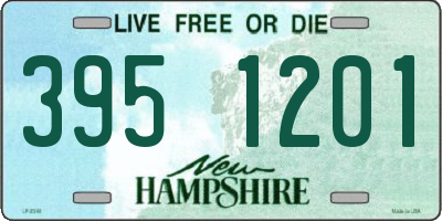 NH license plate 3951201