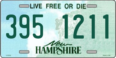 NH license plate 3951211