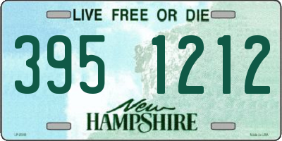 NH license plate 3951212