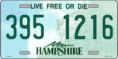 NH license plate 3951216