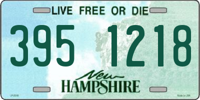NH license plate 3951218