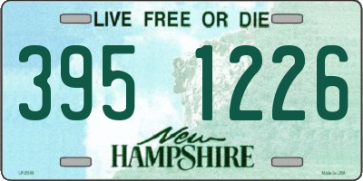 NH license plate 3951226