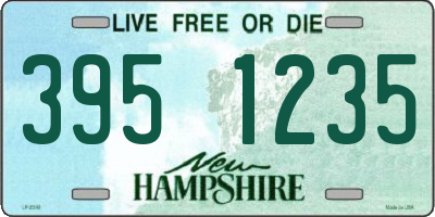 NH license plate 3951235